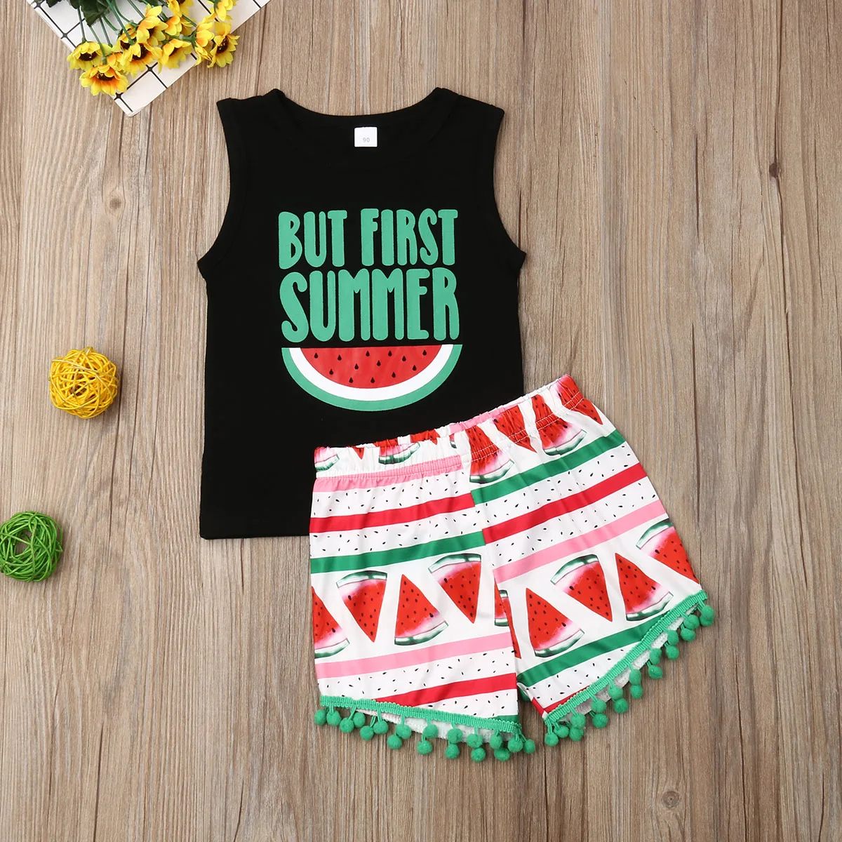 2 шт. детские летние шорты с бахромой|Комплекты одежды для девочек| |