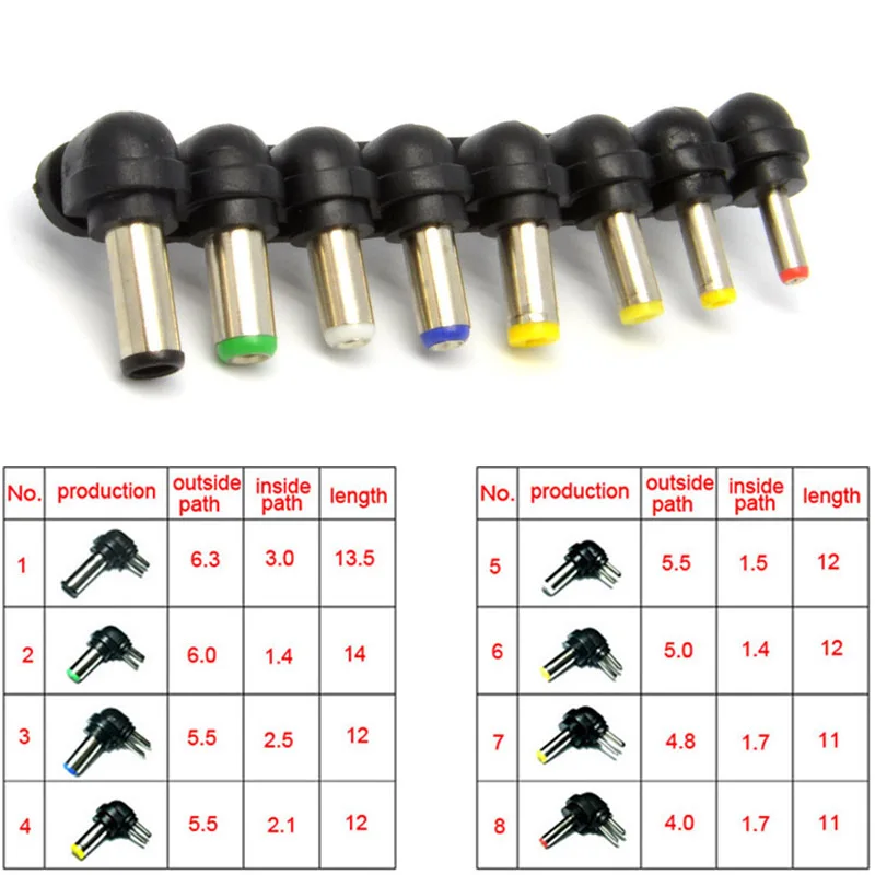 Универсальное автомобильное зарядное устройство 80 Вт постоянного тока адаптер