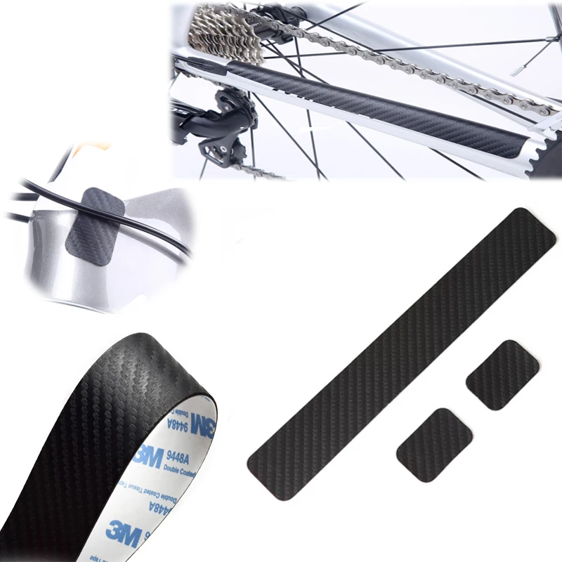 Велосипедный спорт Стикеры s велосипедных рам руб защиту от порезов угольный