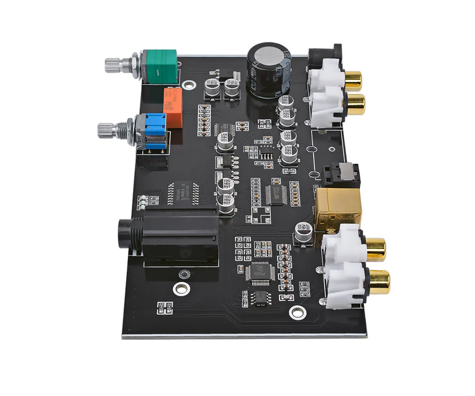AIYIMA DC12V DPCM5100 ЦАП Плата MS8416 коаксиальный волоконно-оптический USB усилитель аудио регулятор громкости декодер плата для DIY домашнего кинотеатра