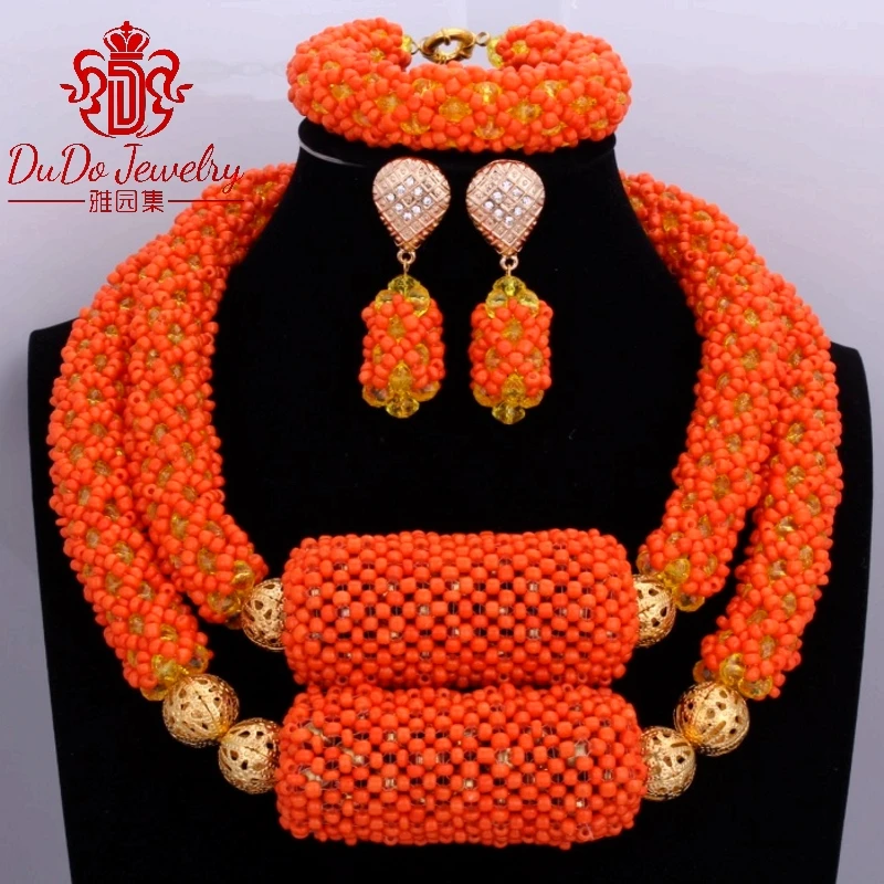 Dubai Big Balls African Beads Jewelry Set For Weddings 7 Colors Available