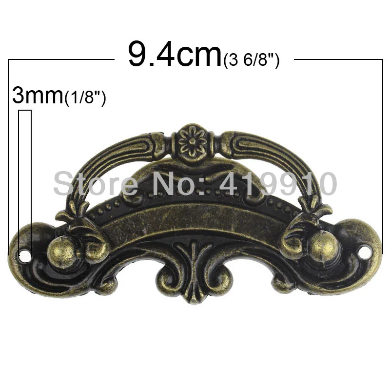 3 шт. выдвижные ящики для шкафов и ящиков 9 4x4 5 см|drawer pulls|drawer handles antiquedrawer pulls bronze |