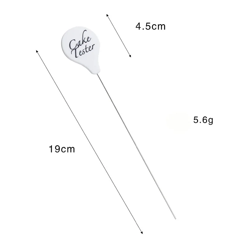 Нержавеющая сталь торт тестер с измерительным наконечником шампур Кекс Тесто