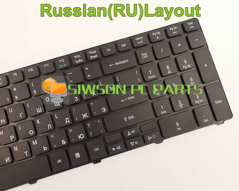 Новая клавиатура для ноутбука RU Русская версия Acer Aspire 7745ZT 5739/g 8940/g 5738DZG 5738PG 5738PZG