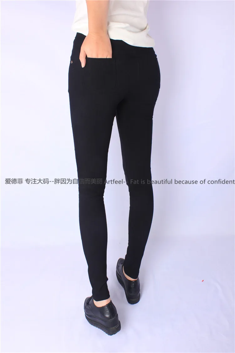 

Free shipping,9-SZKD cotton botton pocket color women plus leggings for 40kg-120kg