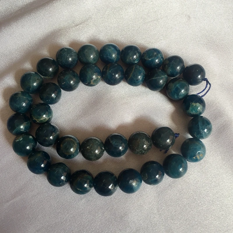 

6-10MM 1Strand/pack 100% Natural Apatite Stone Round Loose Bead Strands Jewelry Beads