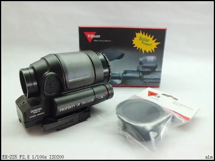 Newest Trijicon SRS Solar Power Style RED Dot Scope/ Weapon Sight Red Sealed Reflex With Rail for Airsoft Softair | Спорт и