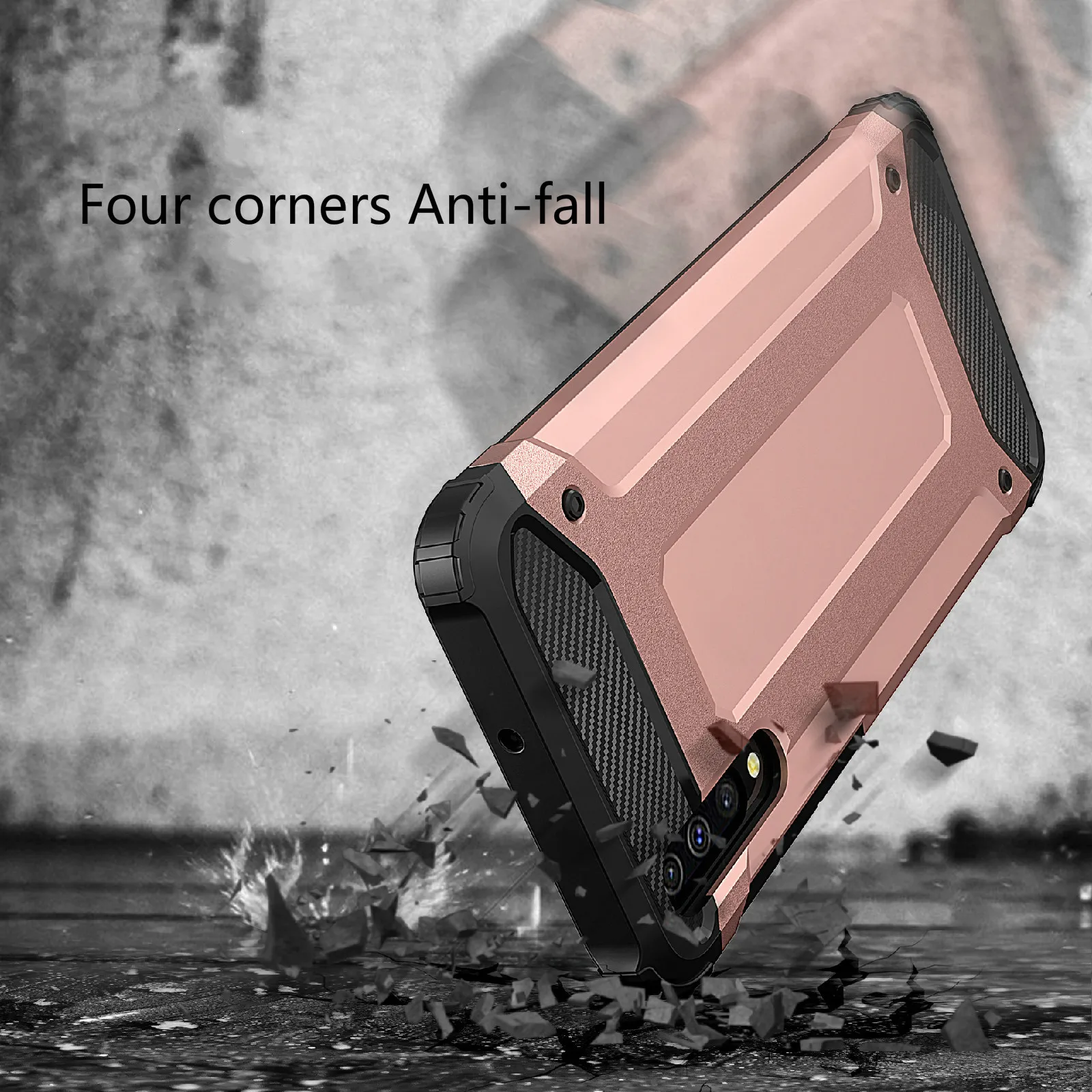 New for Samsung galaxy A10 30 40 50 70 Mobile Shell Anti-fall M 10 20 Diamond Armor 2-in-1 Phone Case |