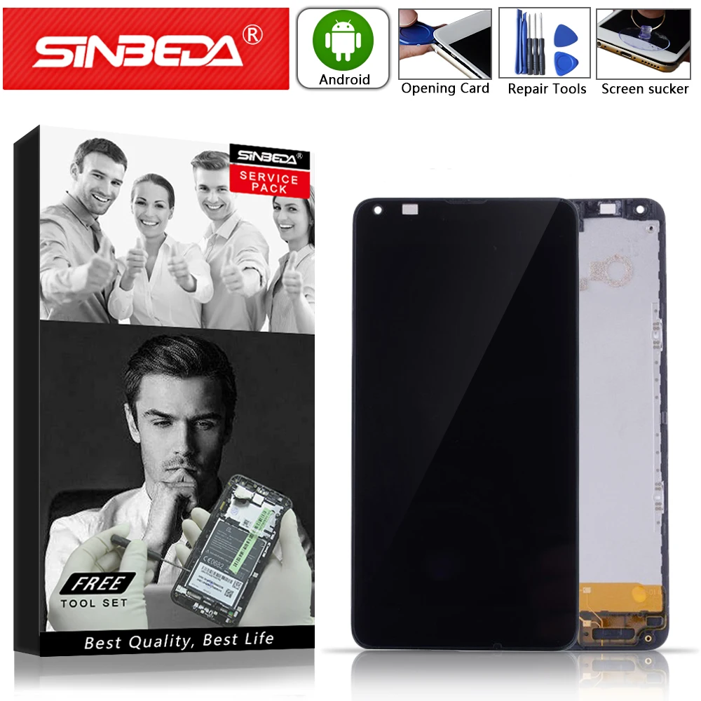 

5.0" Original For NOKIA Microsoft Lumia 640 LCD Touch Screen with Frame Replacement LCD Digitizer Assemble Mobile Phone Repair #
