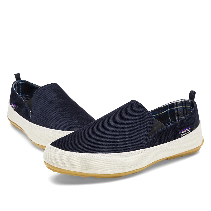 Men Shoes Vintage Fashion Brand Canvas Casual Comfortable Classical Breathable Slip On Autumn Flats Size 3945 | Обувь