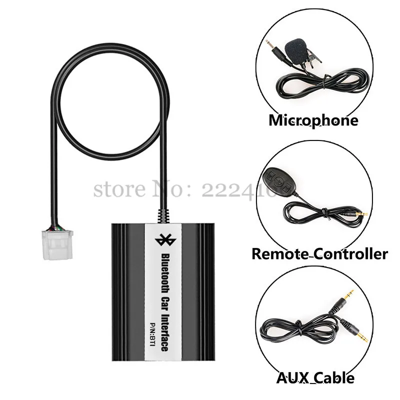 Качественный автомобильный Bluetooth A2DP MP3 музыкальный адаптер для Toyota Lexus Scion AUX USB