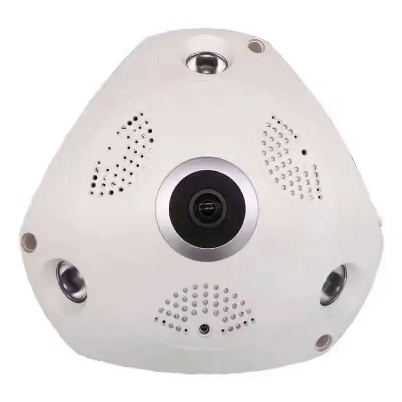 Беспроводная IP-камера с обнаружением движения на 360 градусов, Интерком, Wi-Fi, VR панорамная камера 720P/960P/1080P опционально