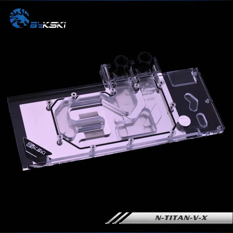 Водяной блок Bykski для NVIDIA TITAN V графическая карта с полным покрытием кулер воды |