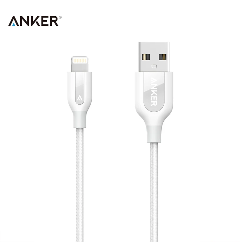 Anker for iPhone Cable PowerLine Plus Lightning to USB 2A Fast Charging Sync 7 3ft 90cm [A8121] | Мобильные телефоны и