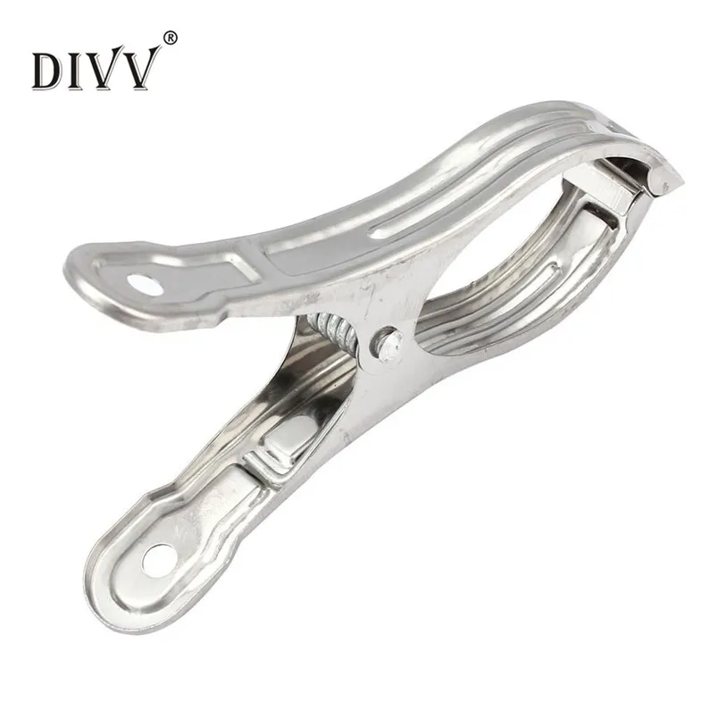 DIVV одежда Peg 10 шт. нержавеющая сталь пляжные полотенца зажимы держать ваше полотенце от дувания u70525