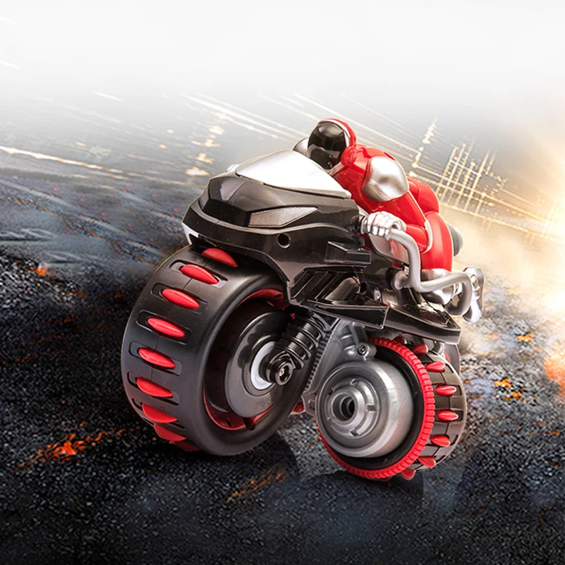 2,4G RC Мотоцикл высокая скорость дрейф ролл трюк RC мотоцикл модель игрушки пульт дистанционного управления мотор с подсветкой игрушка для детей подарок