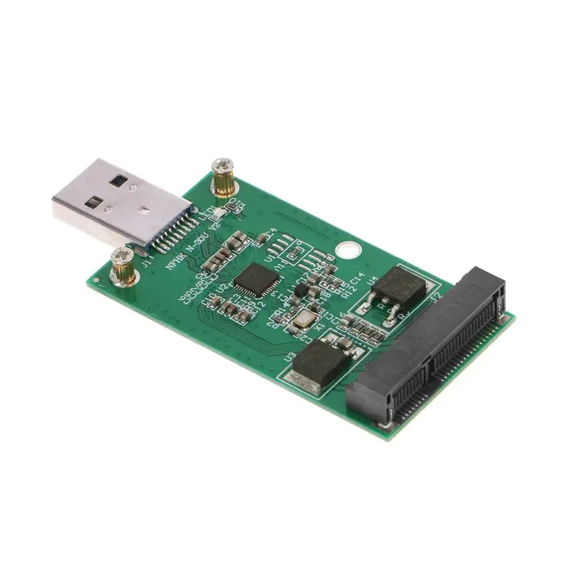 Новинка 2021 от USB 3 0 до Mini PCIE mSATA SSD к не нужен кабель|Компьютерные кабели и разъемы| |