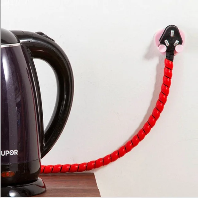 4pcs Lovely Sticky Apple Shape Plug Linked Holder Hooks housekeeper decorative wall hooks Wall Hook organizer Bag Hanger home | Дом и сад