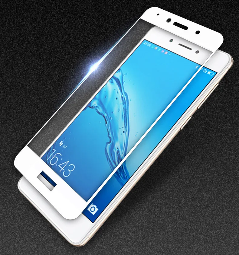 9H полное закаленное стекло для Huawei P10 P9 P8 Lite 2017 Mini Y7 Prime Nova 2i Honor 8 7X 6A 6C Pro Защитная