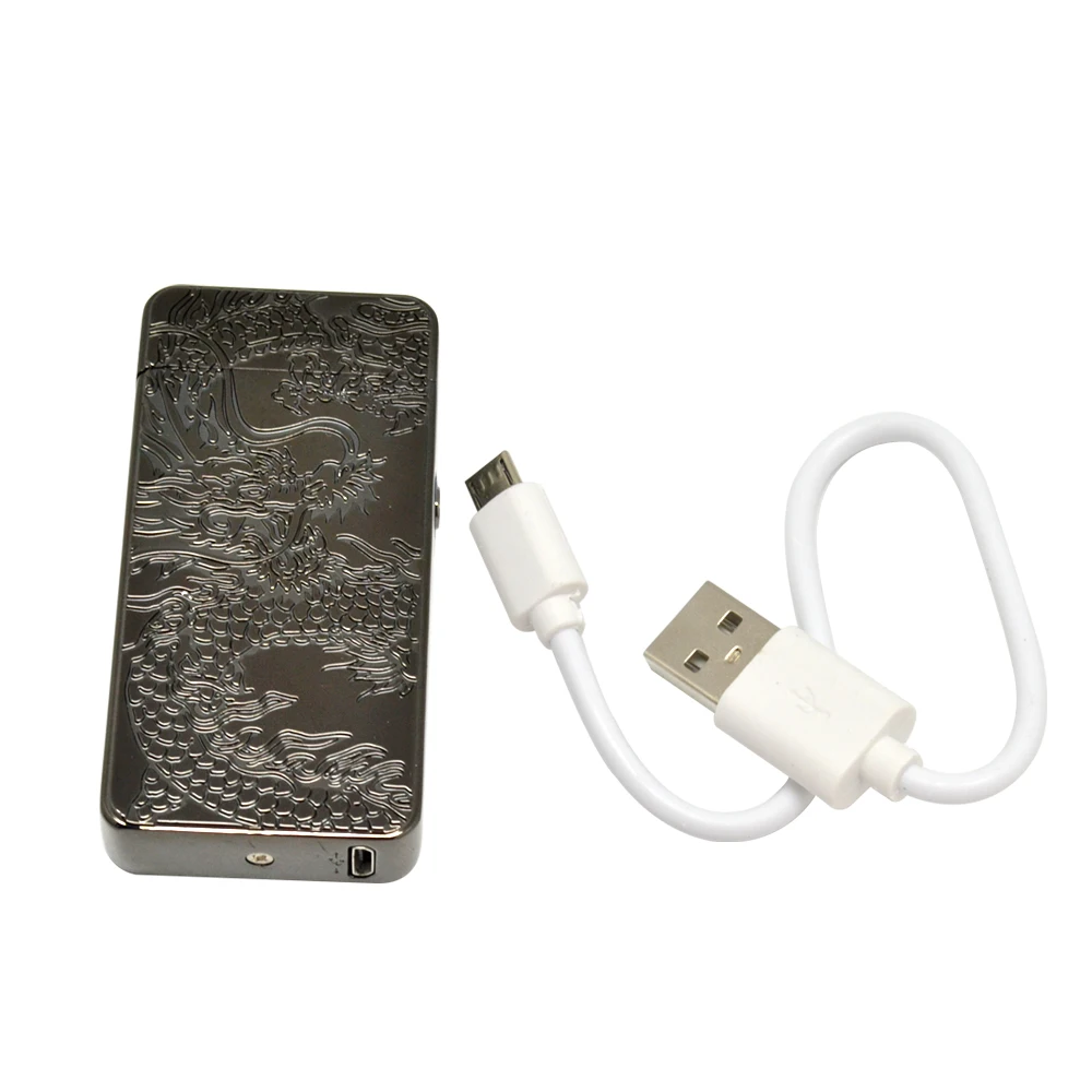 Дешевая высококачественная металлическая USB дуговая зажигалка электрическая