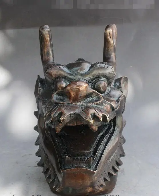 11 &quotКитайский дворец бронзовая ручная резная сильная защита животное божество