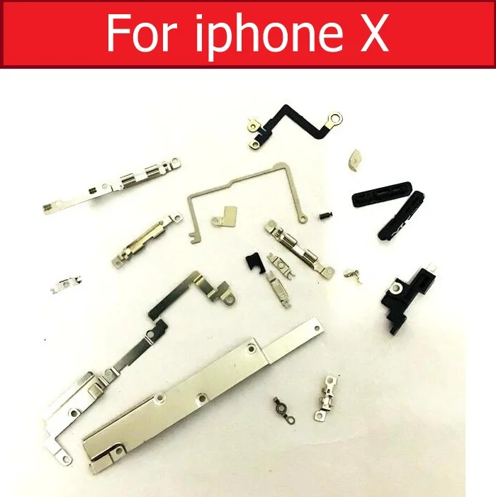 Полный корпус, внутренние маленькие металлические железные детали для iPhone 4, 4S, 5, 5c, 5S, 6, 6s plus, маленький держатель, кронштейн, защитная пластина, комплект, запчасти для телефона