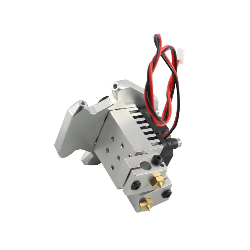 SWMAKER 1,75/0,4 мм Delta Kossel V6 алюминиевый сплав металл двойной рыбий глаз эффектор hotend Полный комплект с вентилятором комплект для 3D принтера