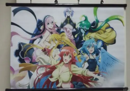 Monster Musume No Iru Nichijou Miia домашний декор аниме японский плакат настенный прокрутка 3 |