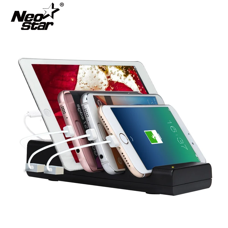 Зарядная док станция с 4 Usb портами для iPad 2 3 Air 2|Зарядки планшетов| |