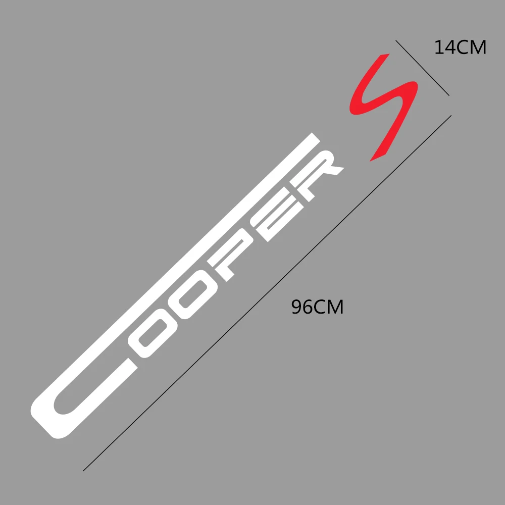 Автомобильный Стайлинг переднее ветровое стекло фотонаклейки для MINI Cooper S JCW R50 R53