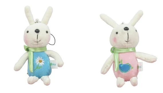 5 шт. Разные цвета Улыбка кролика милый и симпатичный плюшевый игрушки Свадебные