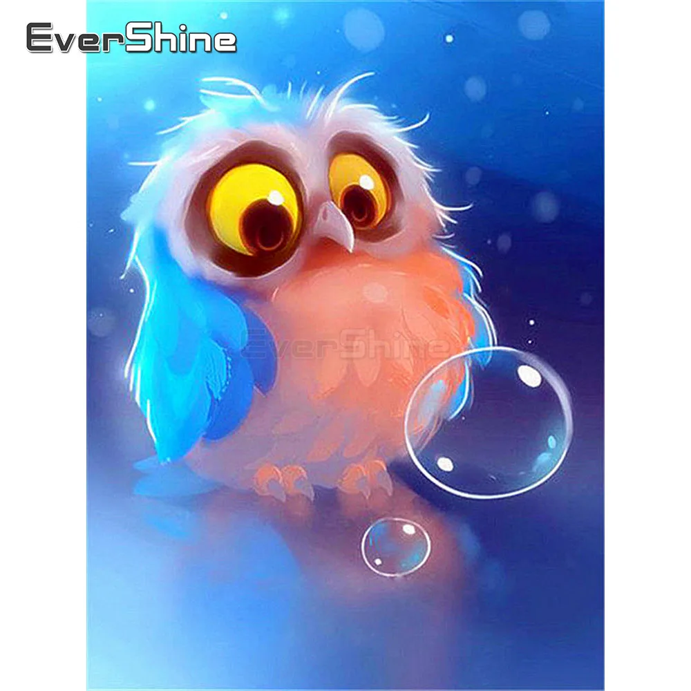 EverShine Алмазная вышивка Стразы с мультяшным крестом titch 5D DIY картина полностью