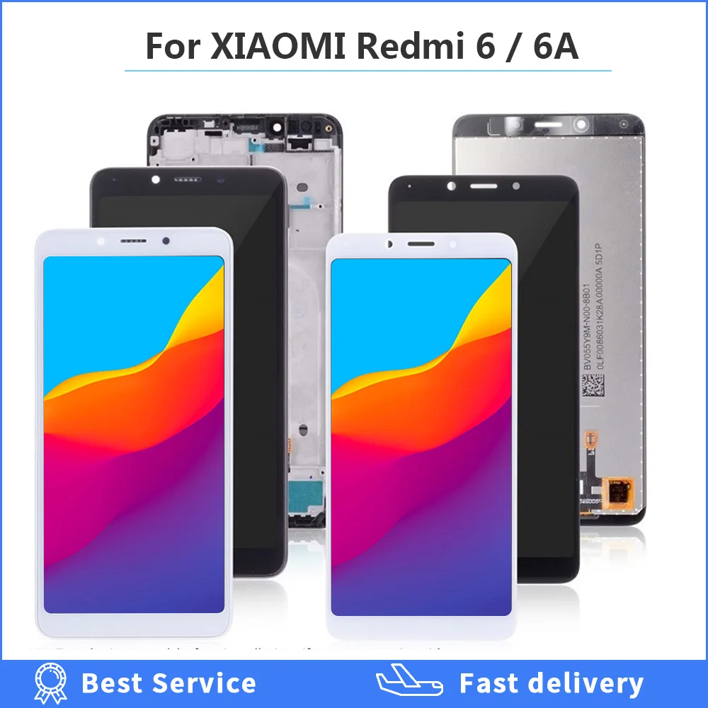 Новый 100% протестированный ЖК дисплей для Xiaomi Redmi 6A сенсорный экран дигитайзер