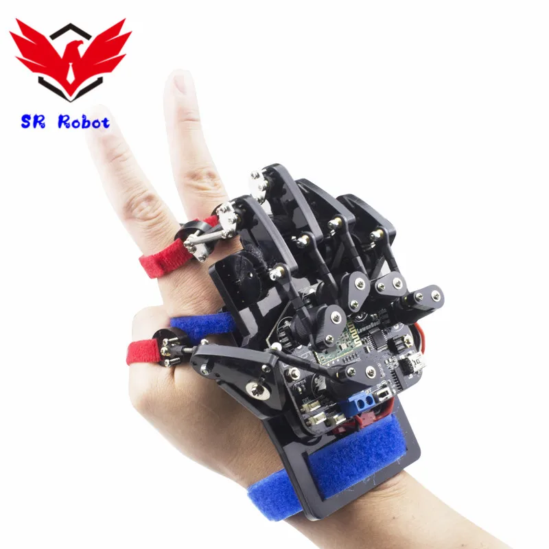 Somatosensory перчатка с открытым исходным кодом носимые механические пальцы Exoskeleton
