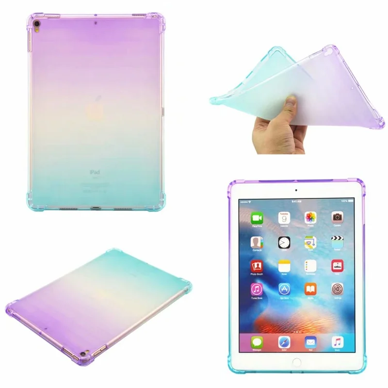 Чехол для iPad Pro 10 5 2017/iPad Air 2019 чехол градиентный прозрачный мягкий планшетов