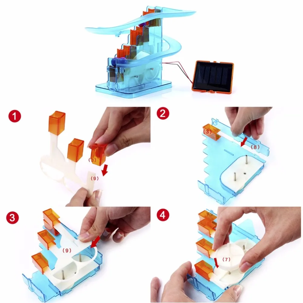Мяч двигаться! Креативные солнечные игрушки diy, Детские сборные научно-эксперименты, любимая дорожка, шар, солнечные игрушки для детей