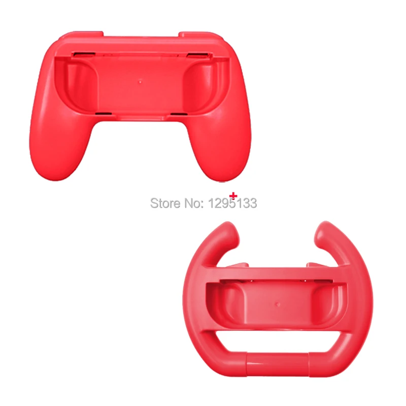 Для Nintend Switch Joycon левый правый комфорт ручки держатель + рулевые рейки колеса для
