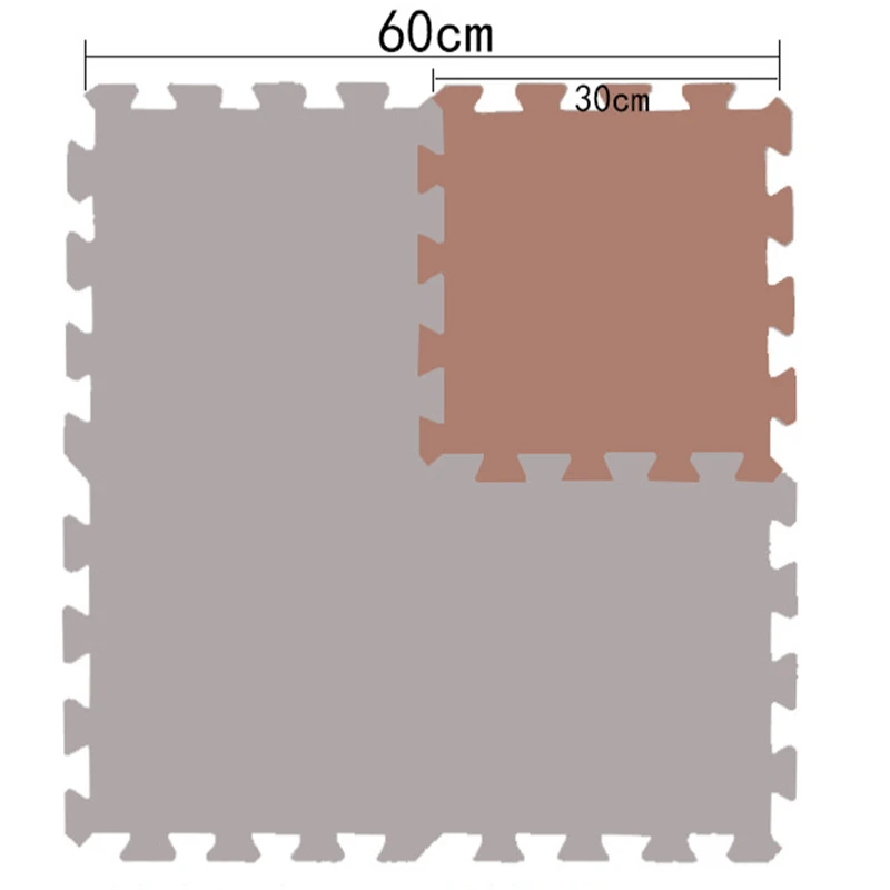 Each 60X60cm 8 Piece Pad For The Entire Baby Crawling Play Mat EVA Foam Puzzle Children Sports Tile Carpet | Игрушки и хобби