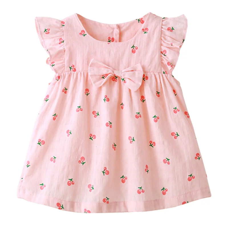 Новая модная летняя одежда для маленьких девочек Детские платья с шортами платье