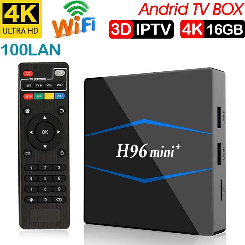 ТВ приставка Android 7 1 WiFi S905W Смарт android 2 Гб ram четырехъядерный caja de tvbox 4 K медиаплеер X