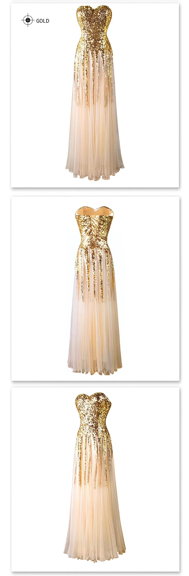 Angel-Fashion милое винтажное длинное вечернее платье 1920 с золотыми блестками 106