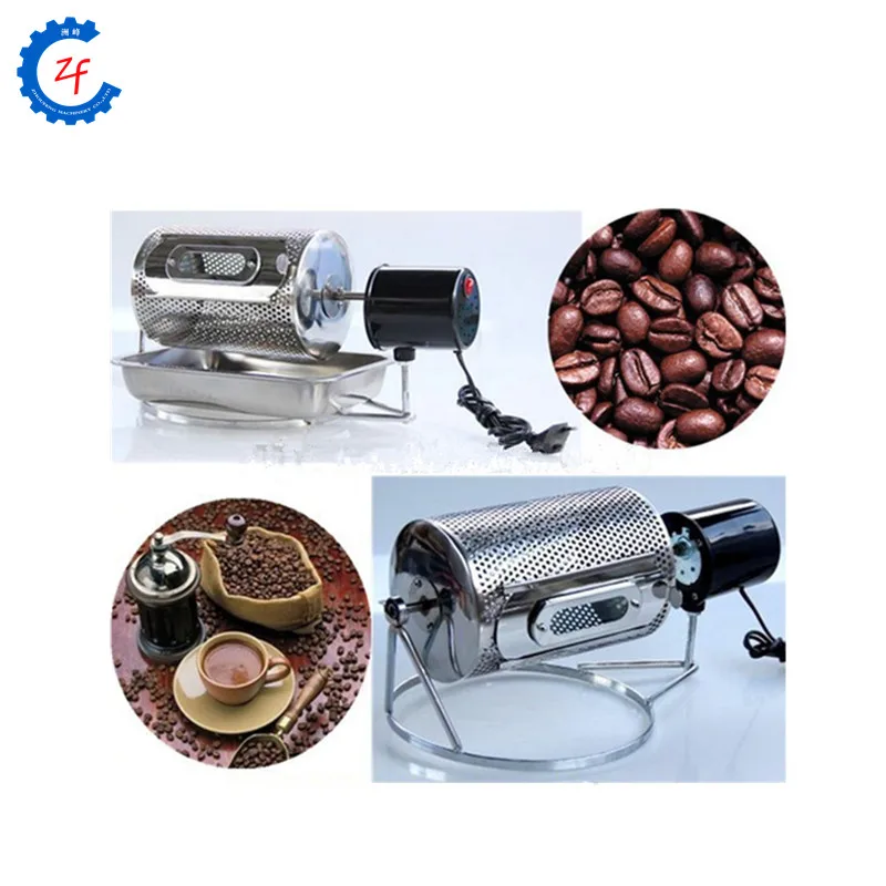 New stainless steel drum type coffee roasting roaster small household coffee cocoa beans baking machine