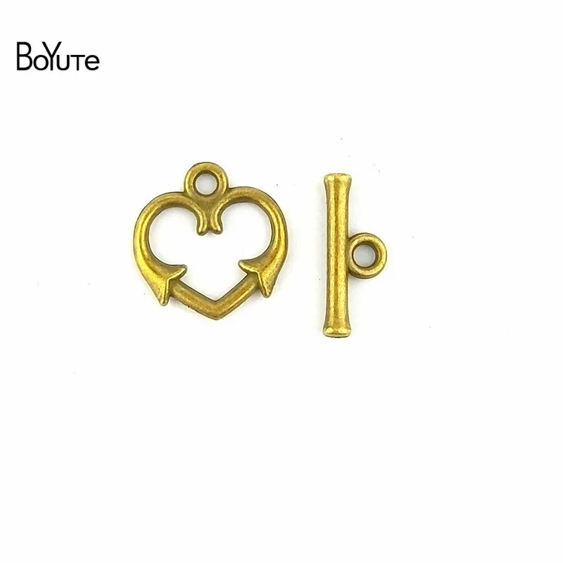 BoYuTe (50 компл./лот) металлический цинковый сплав винтажные переключатели Застежки
