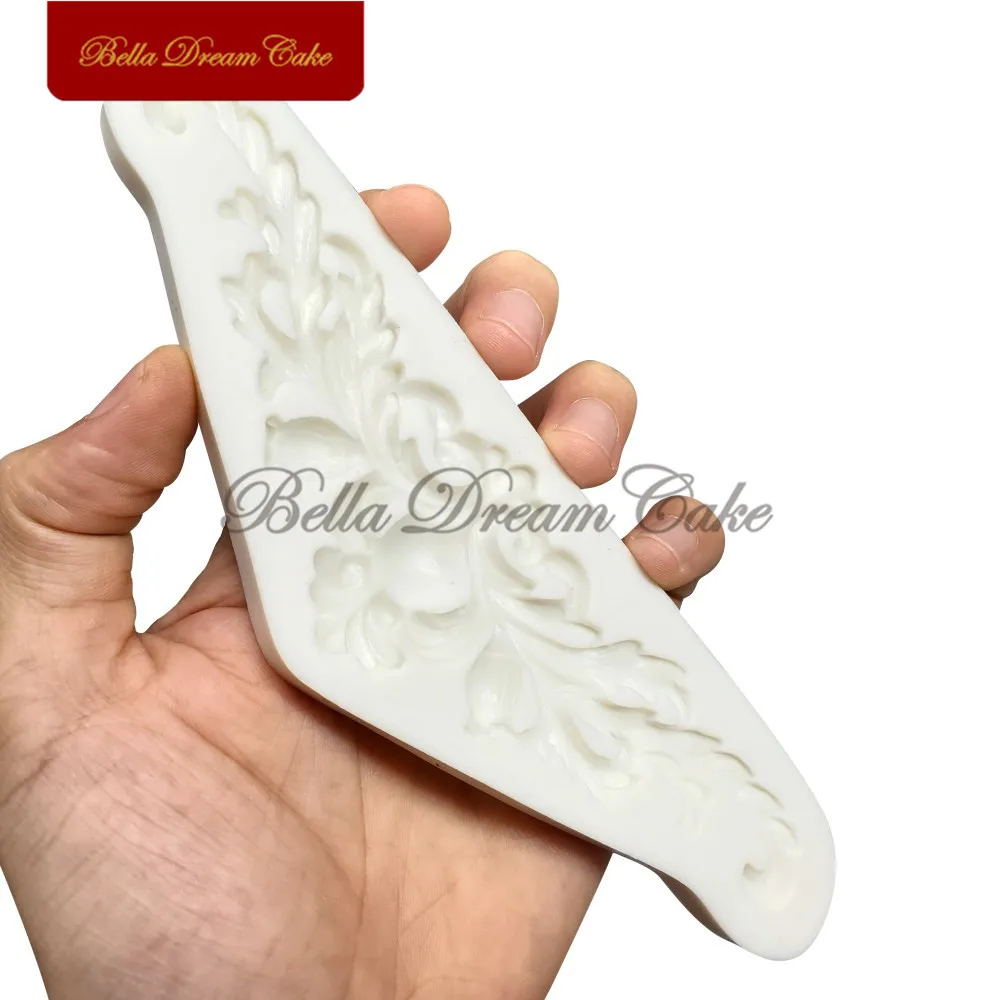 Рельефная Европейская Цветочная Корона AK Sugarcraft силиконовая форма сделай сам
