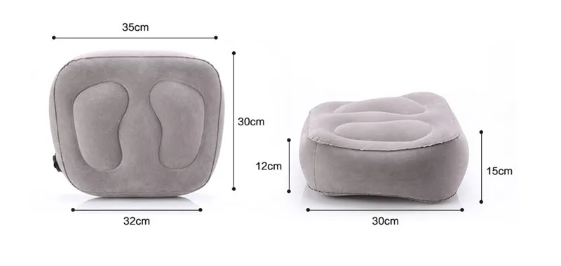 One Layer Footrest XC Ushio самых разнообразных и инновационный надувные путешествия самолет Поезд Автомобиль для ног Подушки/Подушки для шеи для сна легко - Цвет: One Layer Footrest