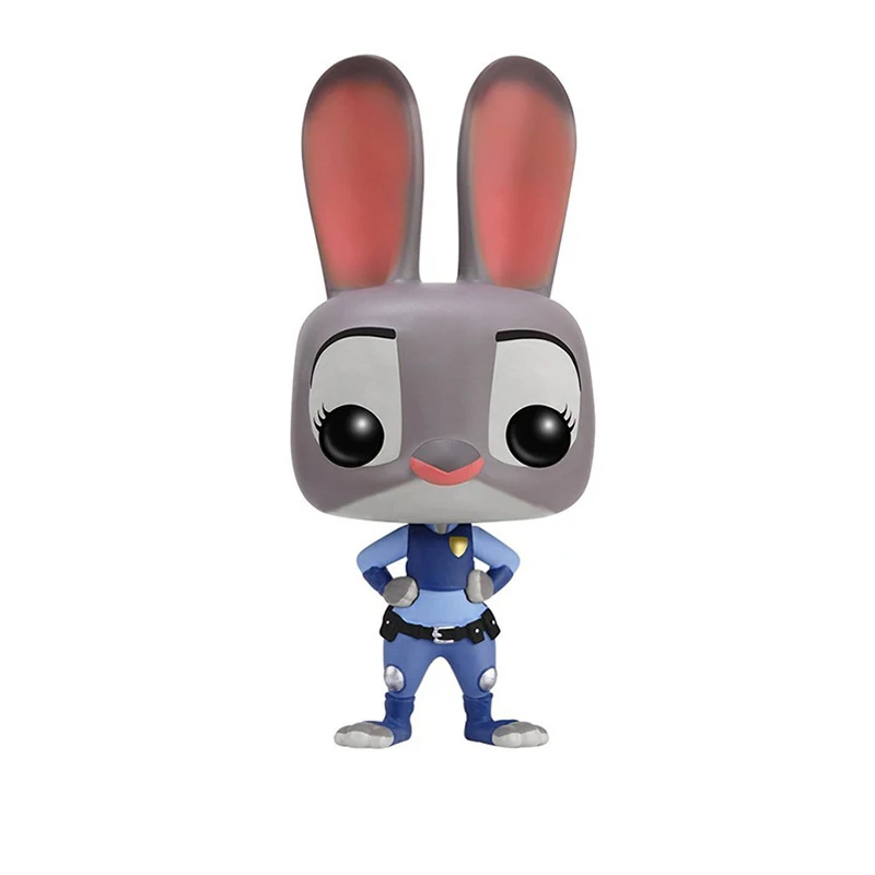 FUNKO POP Zootopia 10 см Джуди хопс Ник Уайлд ELE FINNICK мистер Биг флэш ПВХ Фигурки Модель для