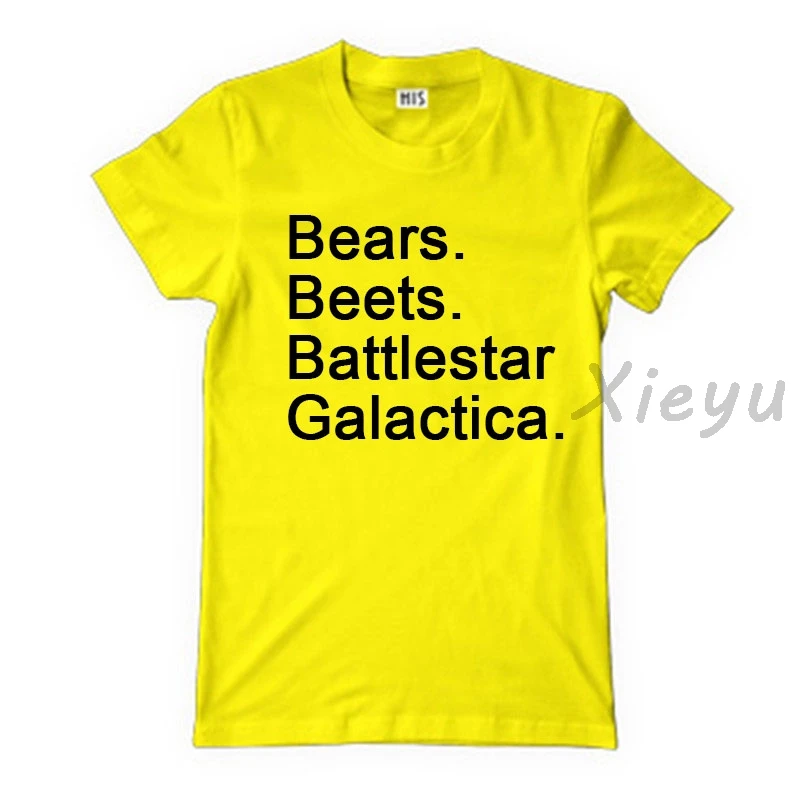 Футболка унисекс с надписью медведи Beets Battlestar Галактика | Женская одежда