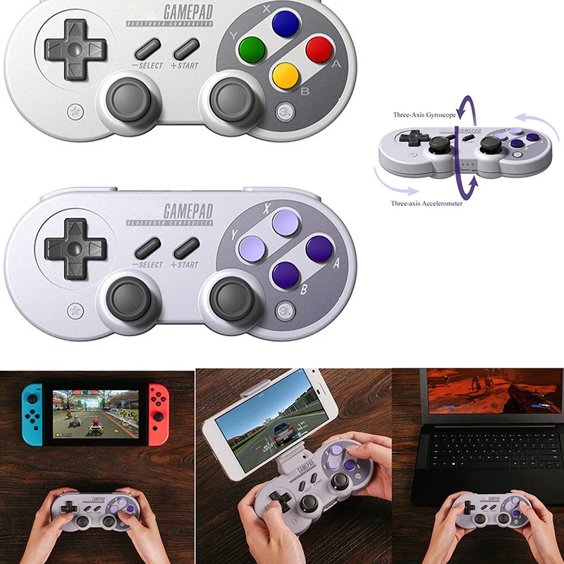 Беспроводной Bluetooth геймпад EastVita 8Bitdo SF30Pro/SN30 Pro 2 4G USB для N ES Switch/Windows/macOS/Android r25 |