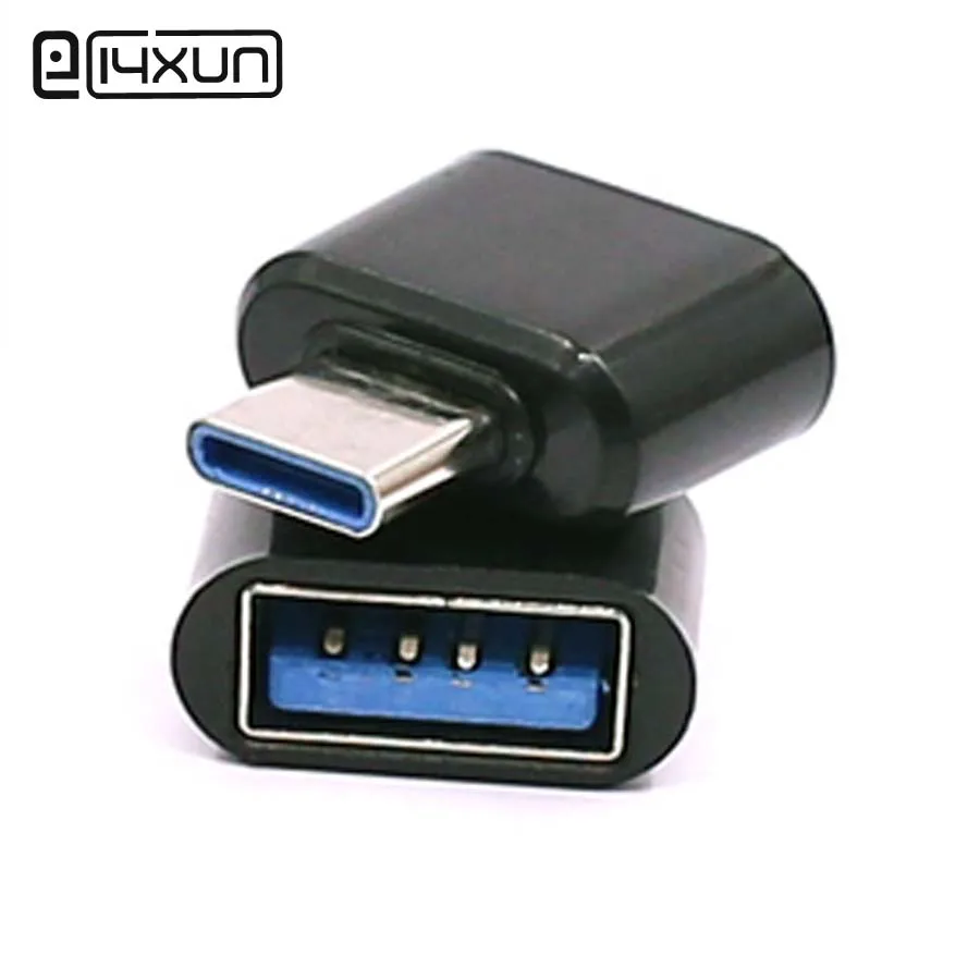 1 шт. штепсельная вилка Eclyxun Type C для USB 2 0 гнездовой разъем OTG адаптер передачи