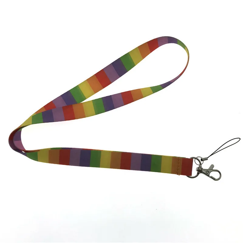 YUJUSER 5 Colors Zebra Striped Pattern Neck Strap Lanyards for Keys ID Card Gym Mobile Phone Straps USB Badge Holder Lanyard | Мобильные